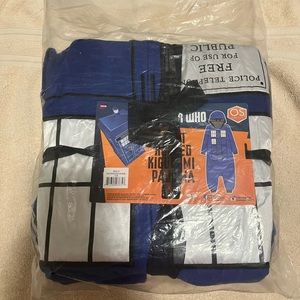 Doctor Who Tardis Adult Hooded Onesie Pajamas